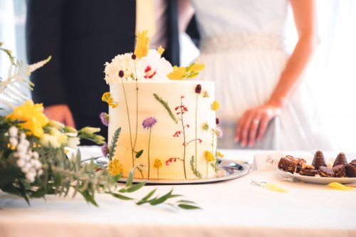 Luční svatební dort